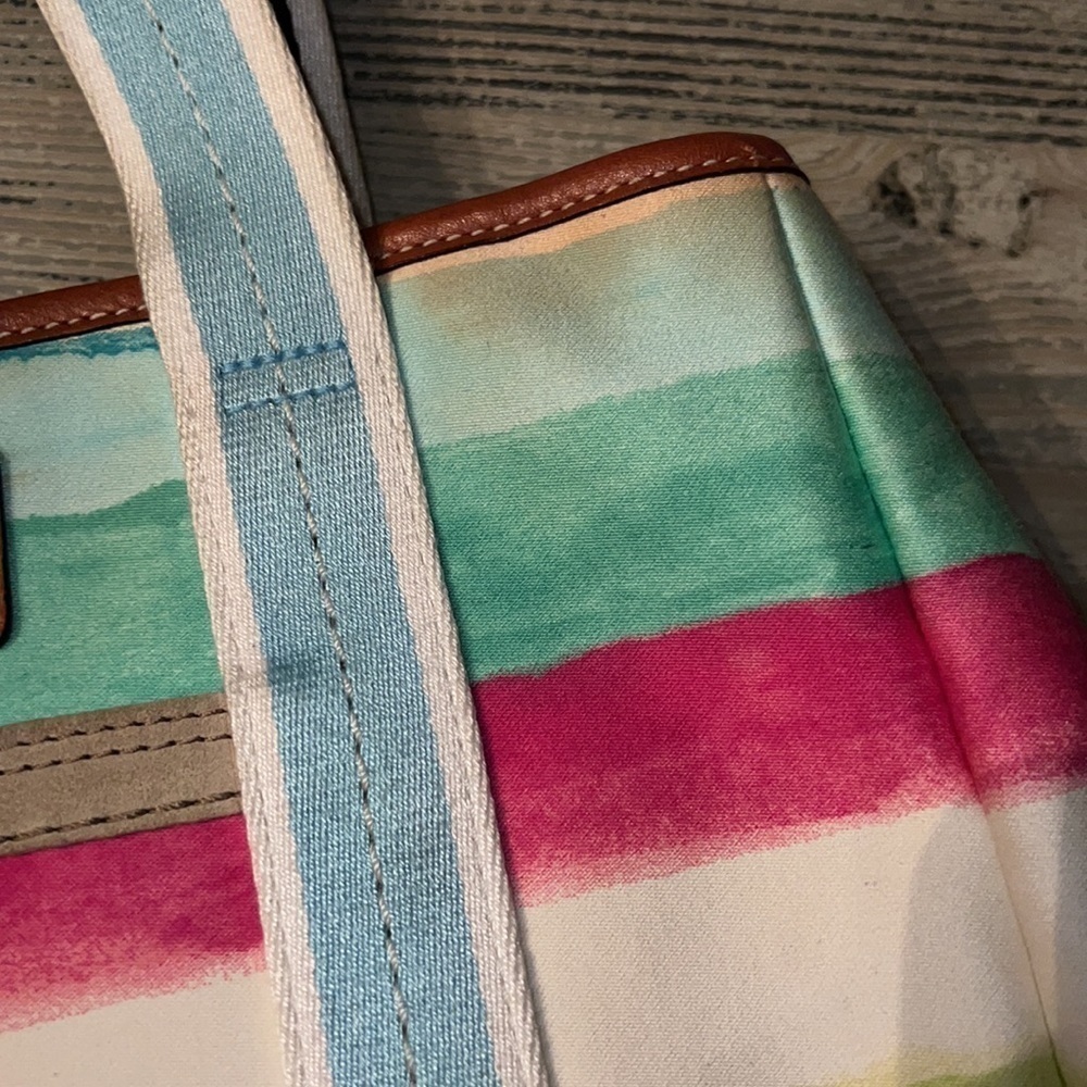 Coach Hamptons Water Color Small Handbag - Picture 10 of 12